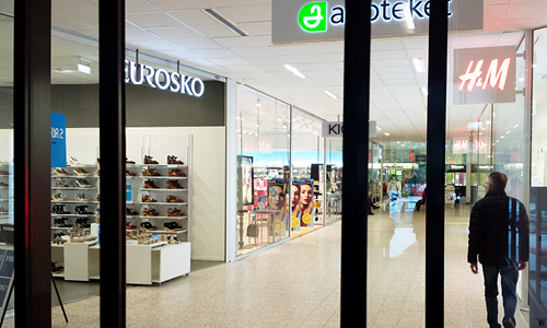 Eurosko Kicks Apoteket och H&M i Avesta Galleria